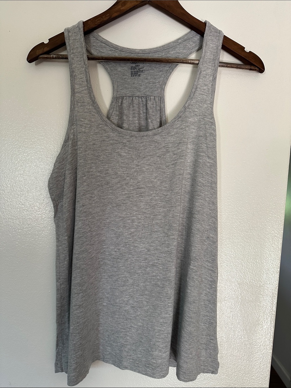 Women's Gray Racerback Tank Top - Everyday Essential